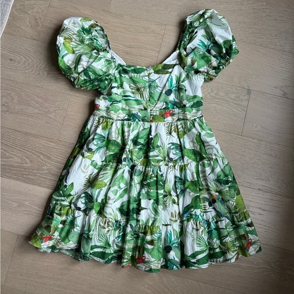 Antonio Melani Paola Green Floral Dress - Picture 4 of 5